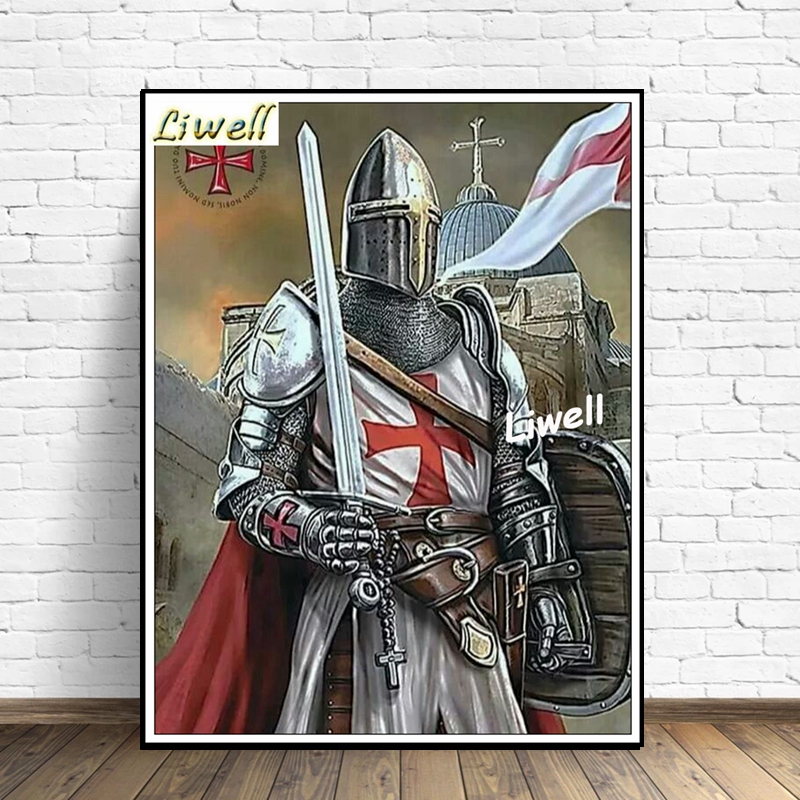 5d Knight Templar Warrior Of C - Resin Art Wallpaper recension och pris