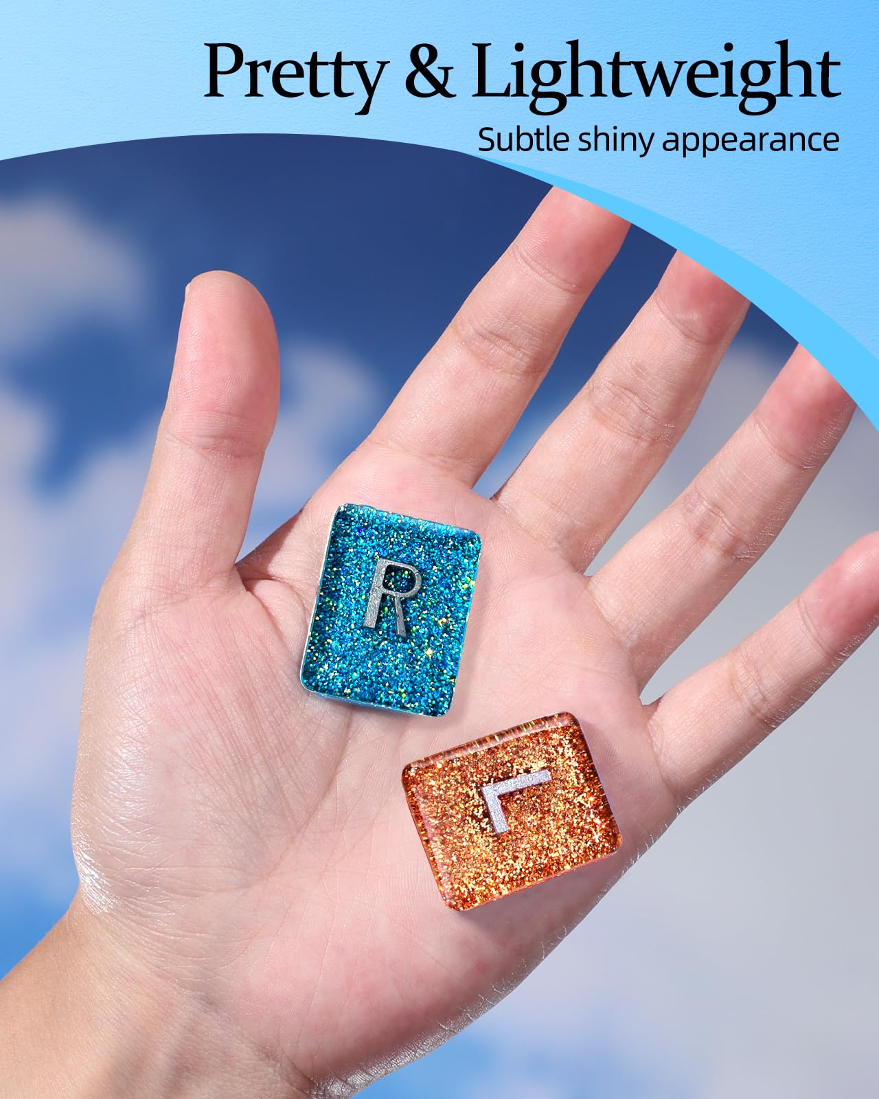X-Ray Markers Glitter Resin L  - Resin Art Alphabet recension och pris