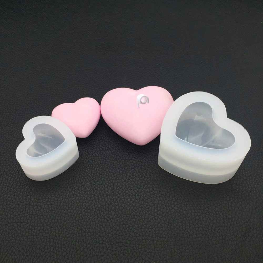 Silicone World 3D Heart Candle - Resin Art Alphabet recension och pris