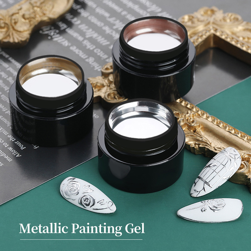 BORN PRETTY 5ml Metal Gel Nail - Resin Art Rose recension och pris