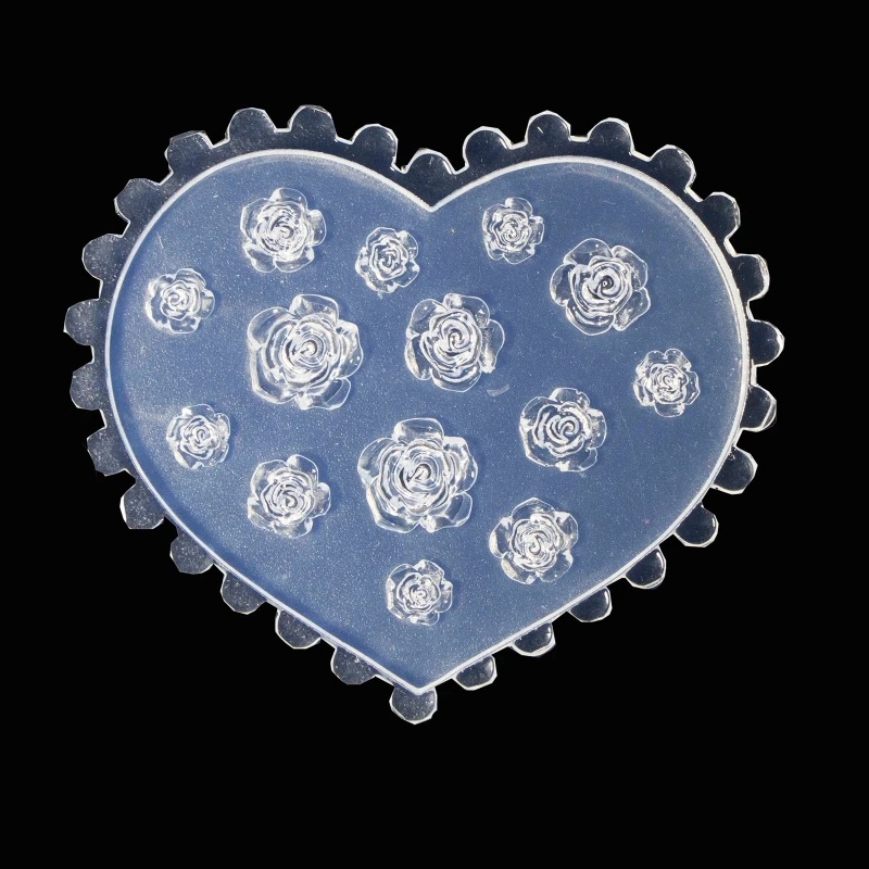 3D Rose Flower Nail Art Decora - Resin Art Rose recension och pris