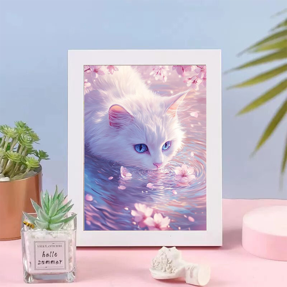 5D Diamond Painting Cat Lover  - Resin Art Wallpaper recension och pris