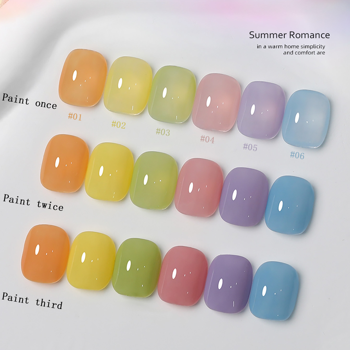 1-6pcs PSK New Macaron Candy O - Resin Art Equipment recension och pris